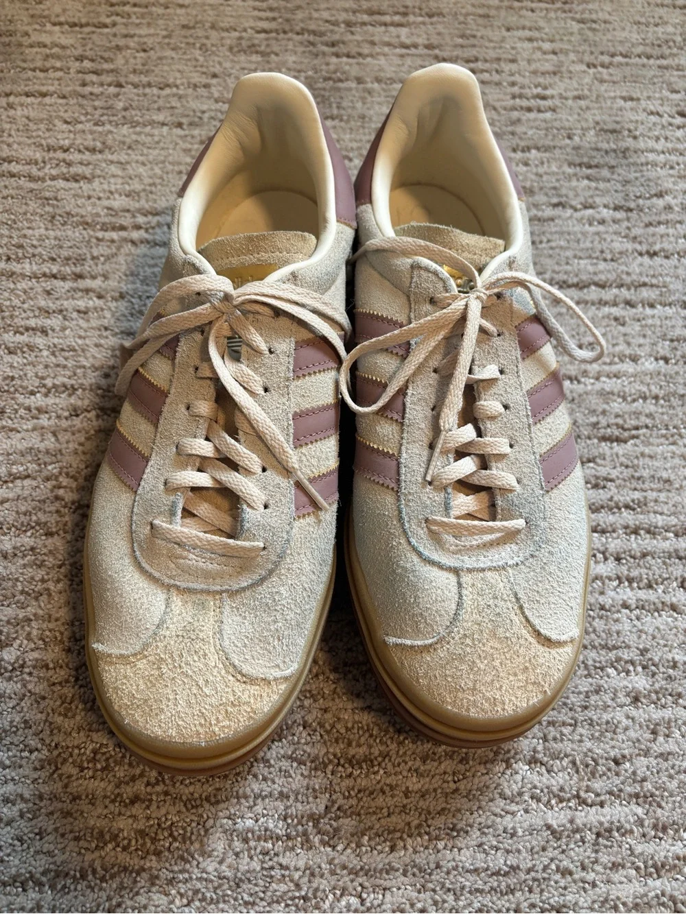 Adidas Gazelle bold platform sneakers size 10